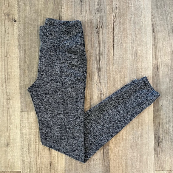 Athleta Pants - Athleta Tweed/Herringbone 5 Pocket Pants Leggings Sz Small Black/Gray
